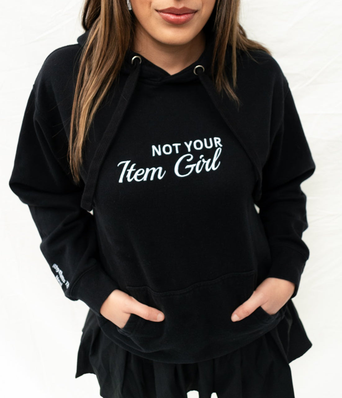 Not Your Item Girl Hoodie - Black