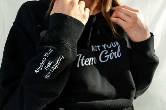 Not Your Item Girl Hoodie - Black